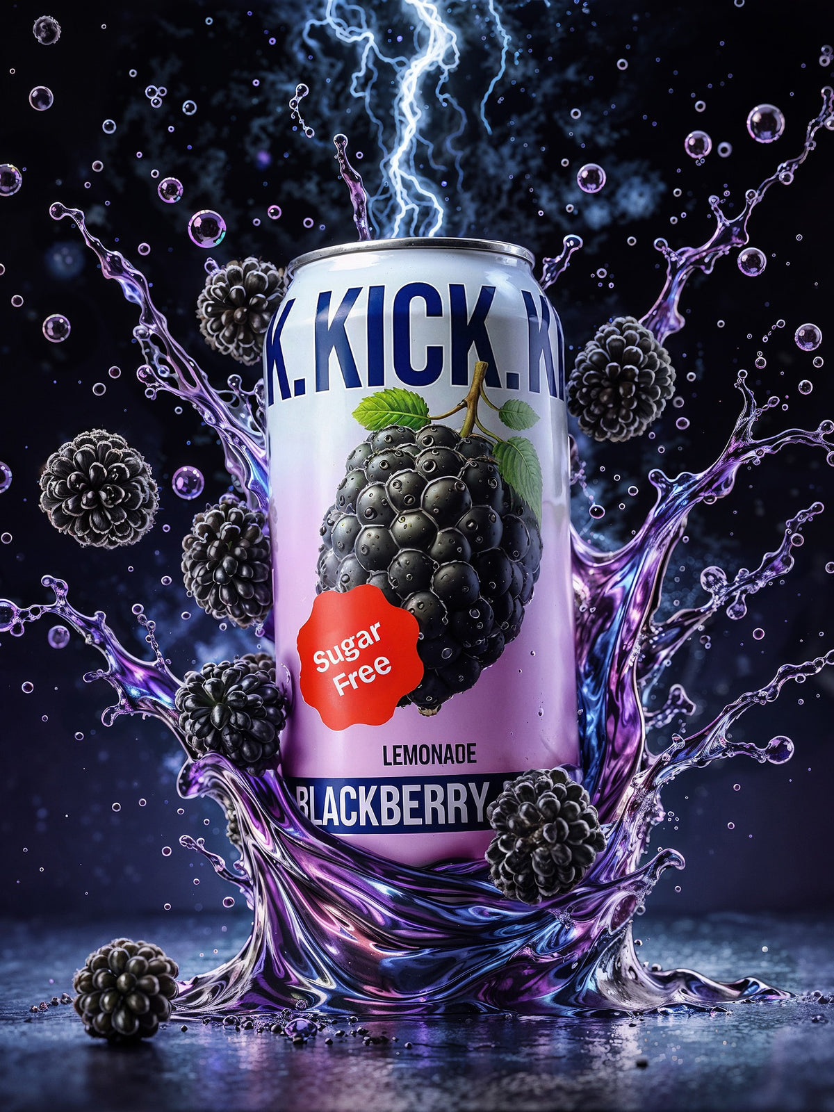 Blackberry Glow Lemonade